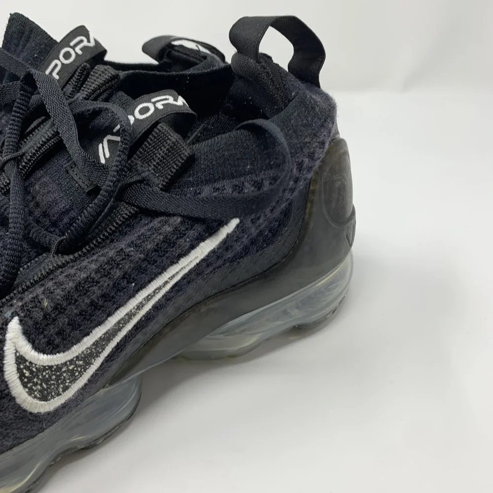 Nike Air‎ VaporMax Flyknit Shoes Womens Size 6.5 Black 2021 FK Running Sneakers